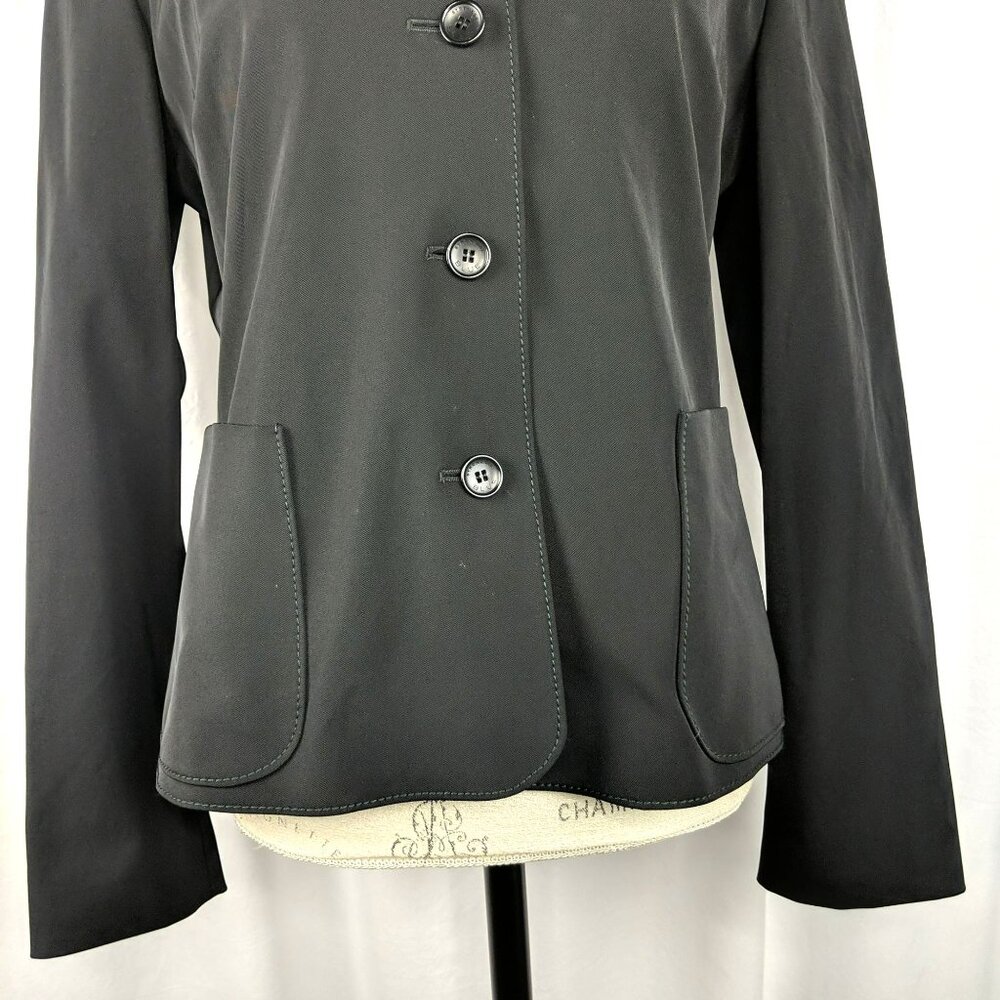 Strenesse Black Blazer 8 Career Work Business - Picture 3 of 9